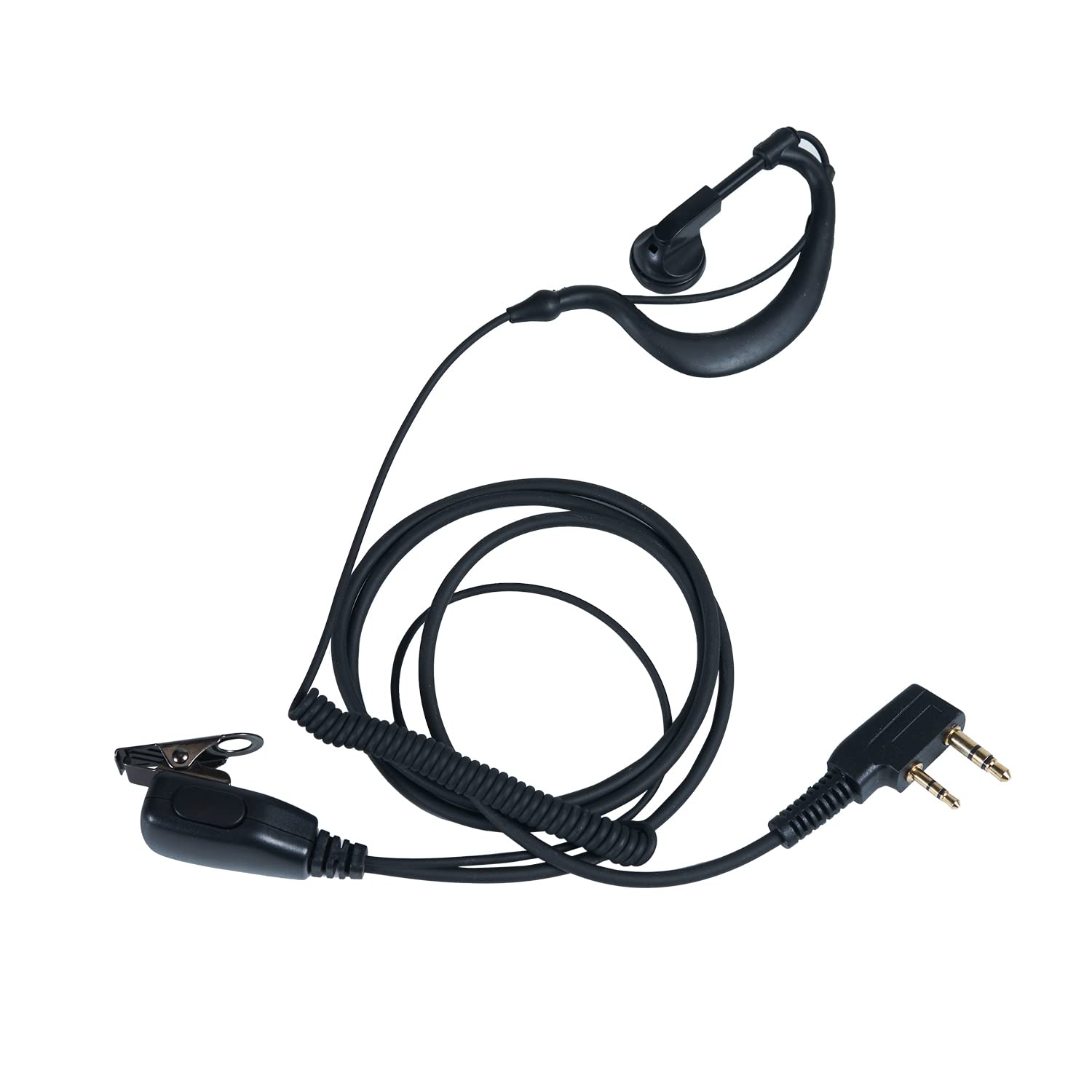 Bvmag Uv 82 Earpiece For Baofeng,Walkie Talkie Earpiece With Mic Ptt For Bf 888S Uv 5R Bf F8Hp Bf F9 Kenwood Tk 2107 Tk 3107 H77