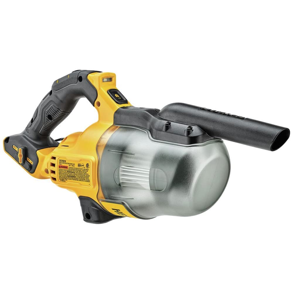 Dewalt 20V Vacuum, Cordless Handheld Vacuum, Hepa, Battery Not Included (Dcv501Hb)