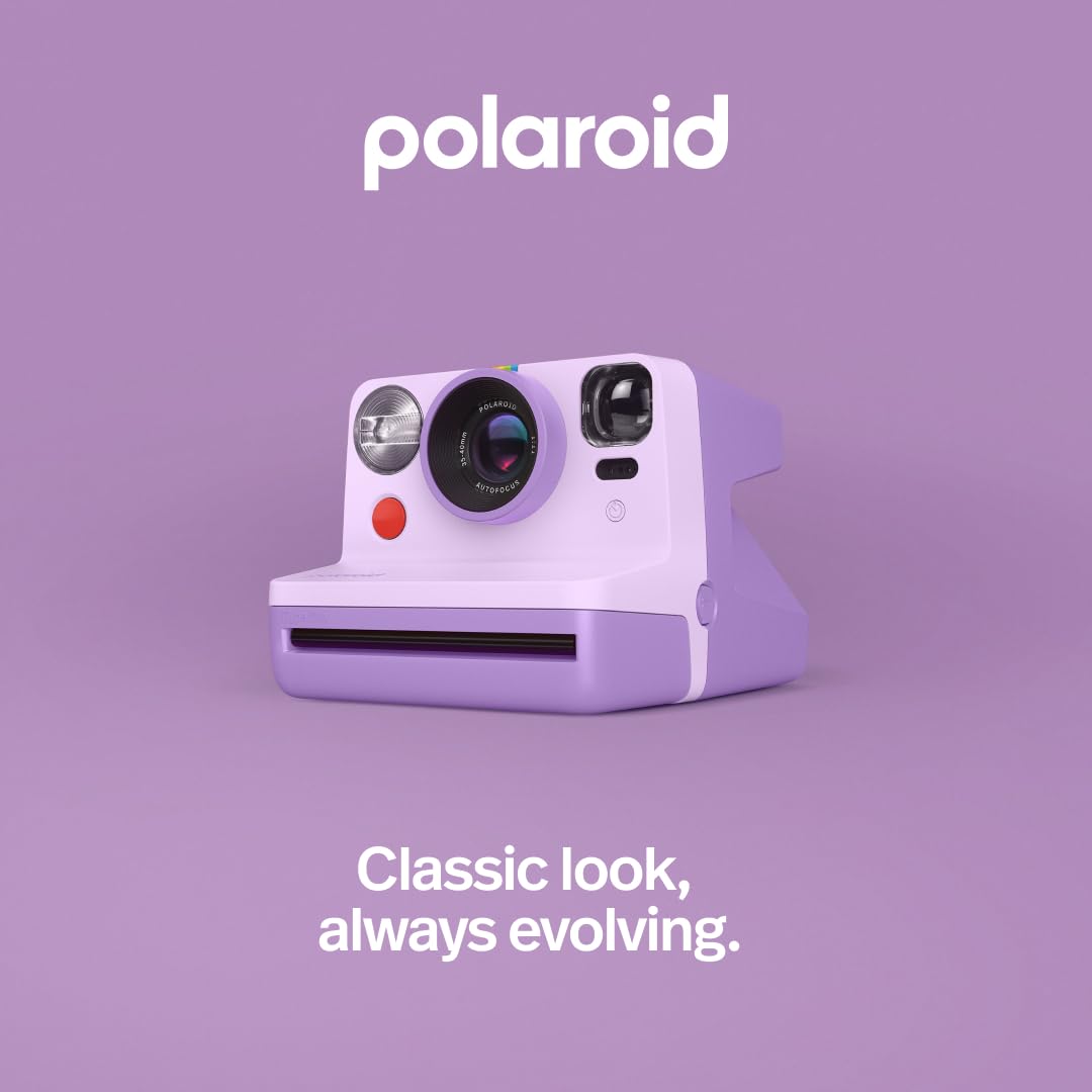 Polaroid Now 2Nd Generation I Type Instant Film Camera   Purple (9149)