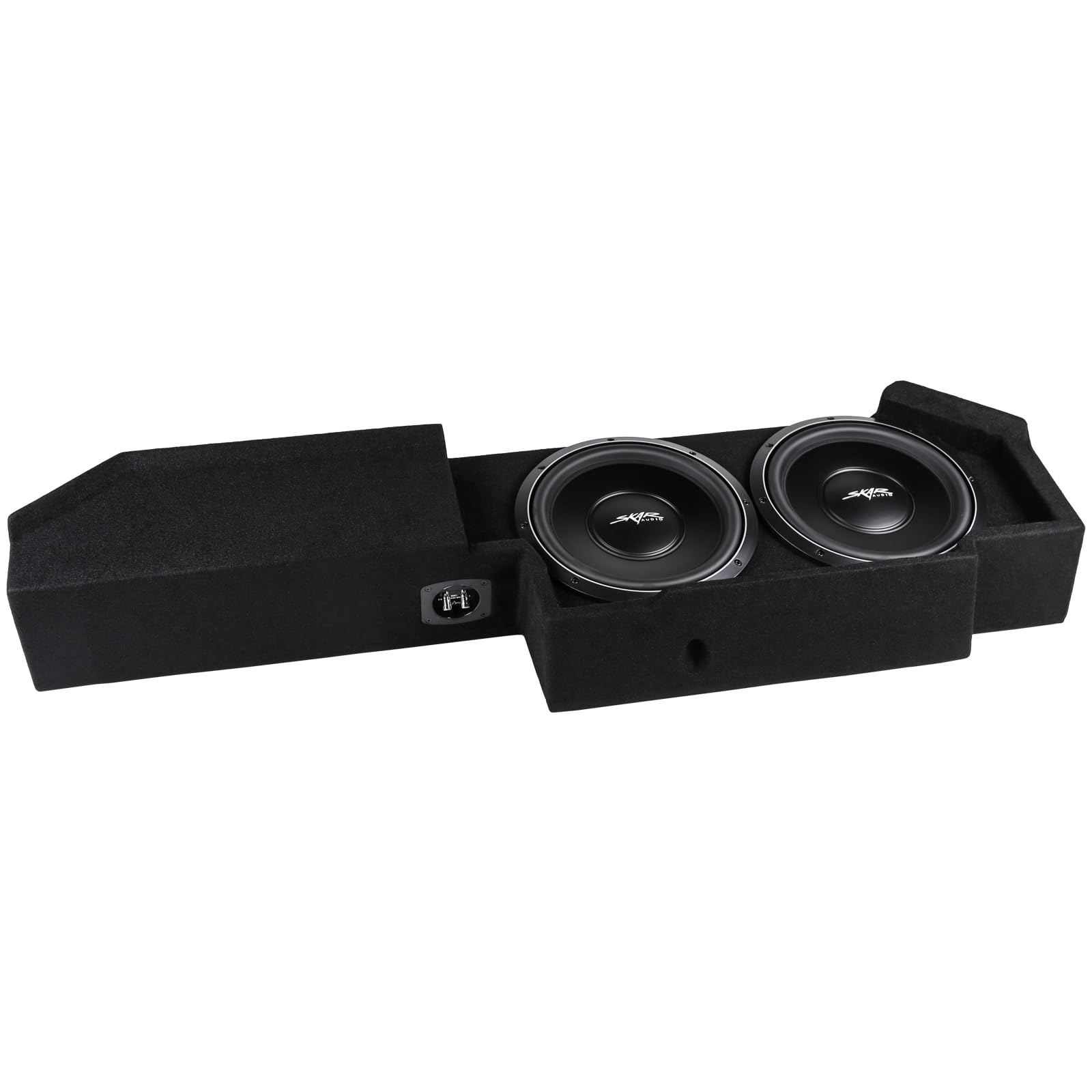 Skar Audio Dual 12 Loaded Ported Subwoofer Enclosure Compatible With 2019-2025 Chevrolet Silverado/Gmc Sierra Double Cab Trucks