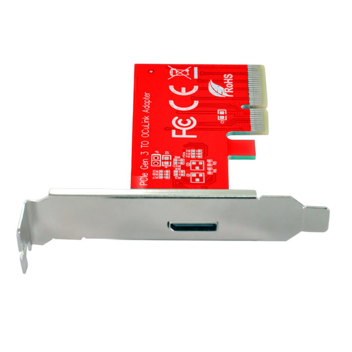 CY Card PCI-E 3.0 Express 4.0 x4 to Oculink External SFF-8612 SFF-8611 Host Adapter for PCIe SSD with Bracket