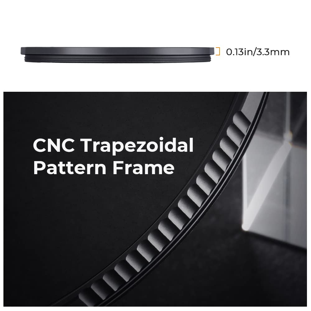 K&F Concept 86Mm Black Diffusion 1/8 Filter Mist Cinematic Effect Lens Filter With 28 Multi Layer Coatings Waterproof/Scratch Re