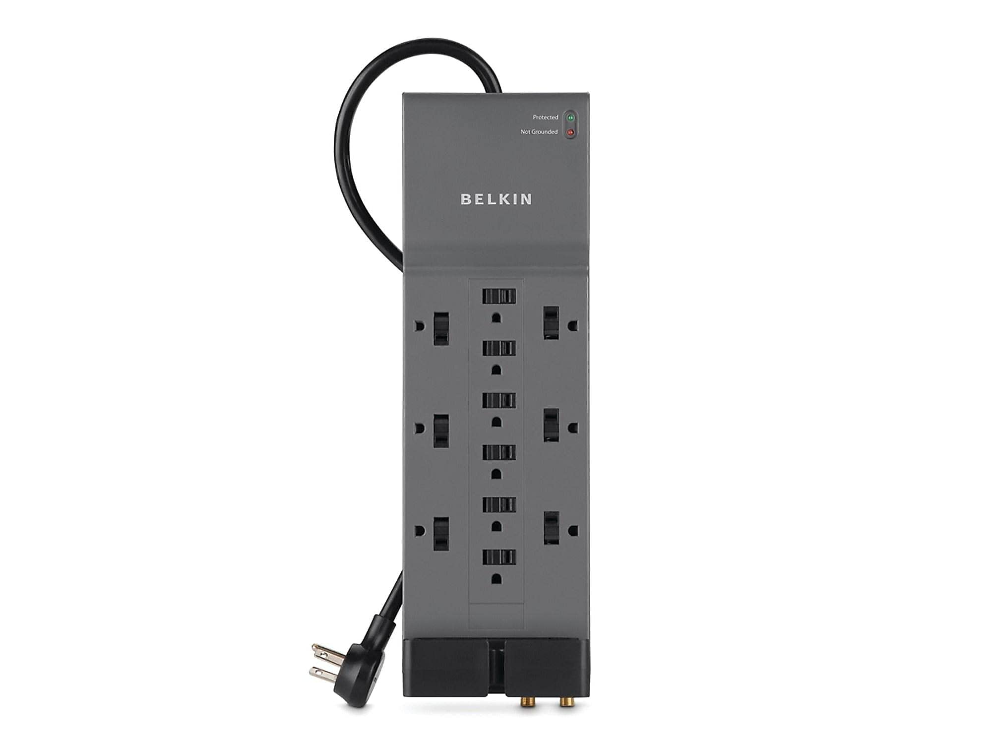 Belkin Surge Protector, 3940 Joules, 12 Outlets, 8, Gray