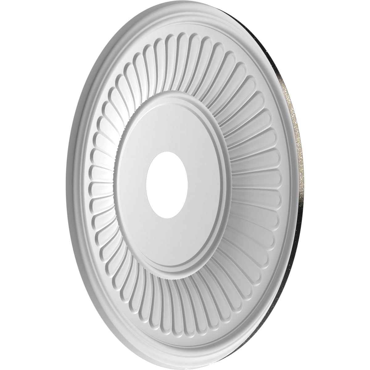 19Od X 3 1/2Id X 1P Berkshire Thermoformed Pvc Ceiling Medallion (Fits Canopies Up To 8 3/8), Textured Metallic Galaxy