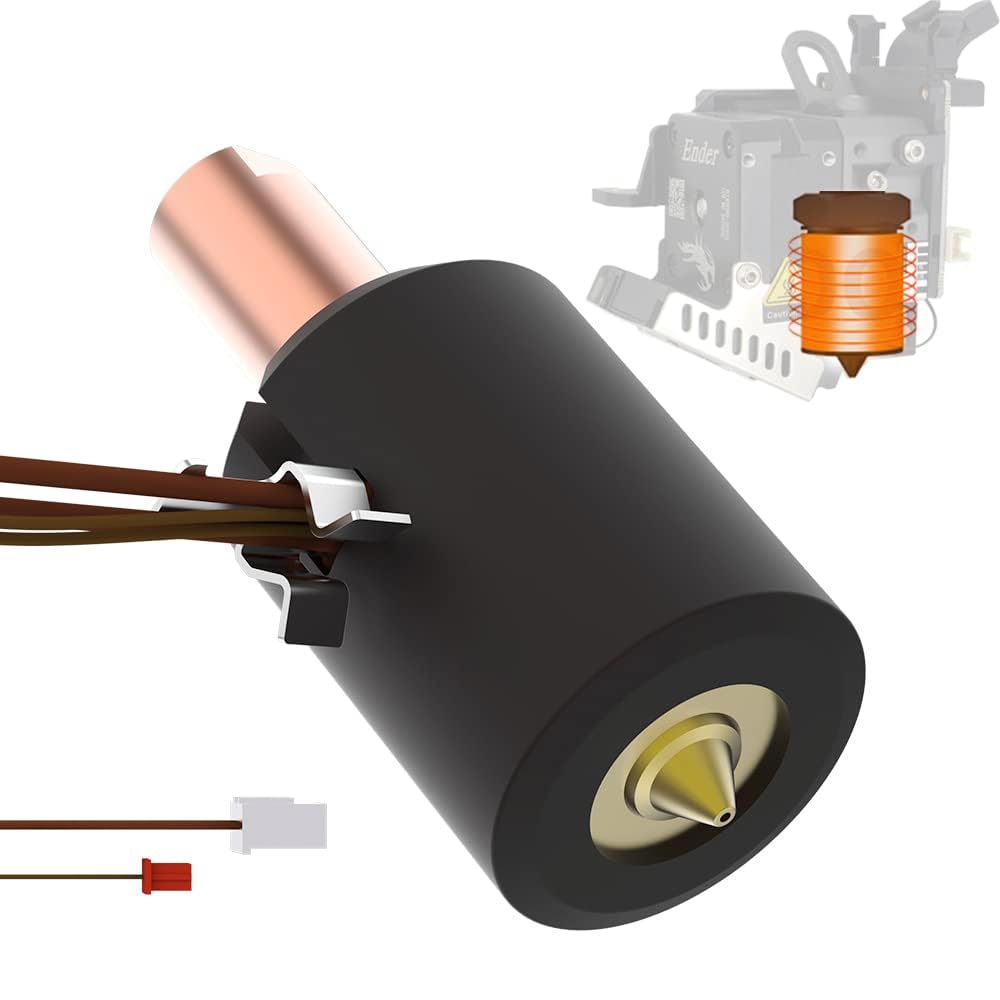 Hysiprui 3D Printer Ender 3 S1 Pro Hotend Ceramic   Ender 3 S1/Cr10 Smart Pro Assembled Printhead Hot End Replacement With 300C