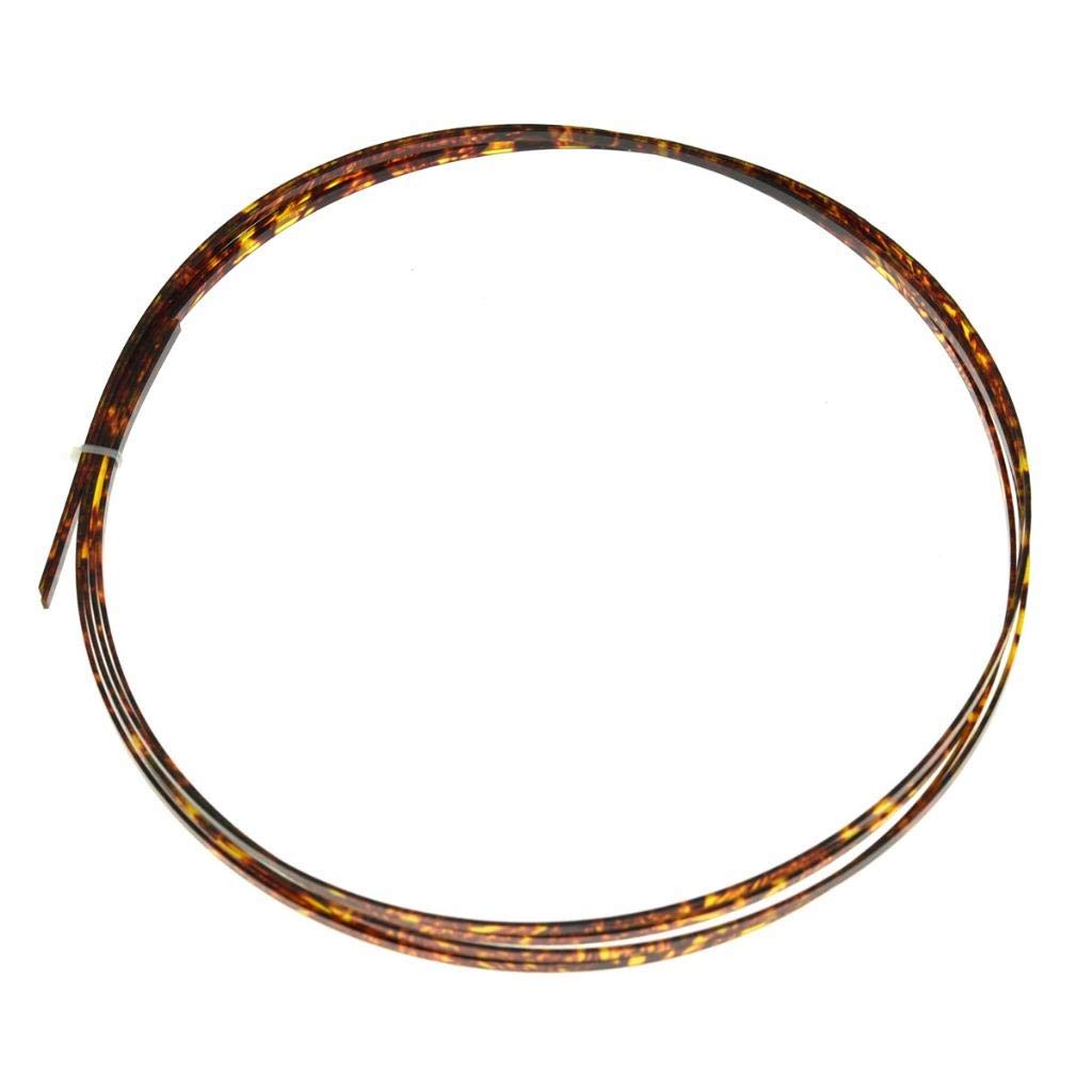Kaish Pack Of 2 Guitar Binding Purfling Strips Guitar Binding Strip 1650X5X1.5Mm For Acoustic Or Classical Guitar Tortoise Shell