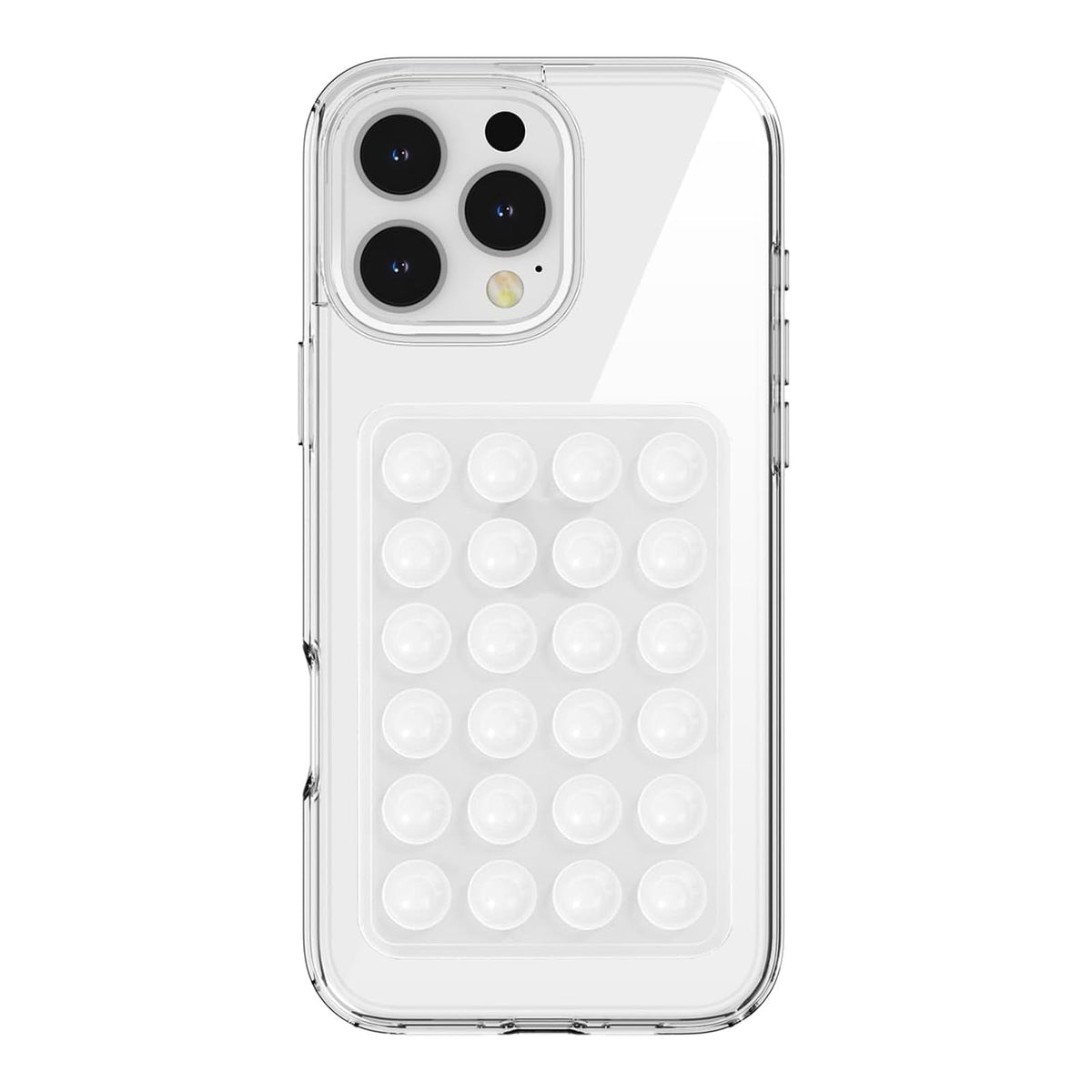 Pkyaa Silicone Suction Phone Case Mount, Silicon Adhesive Phone Accessory For Smartphones, Hands-Free Mirror Shower Phone Holder