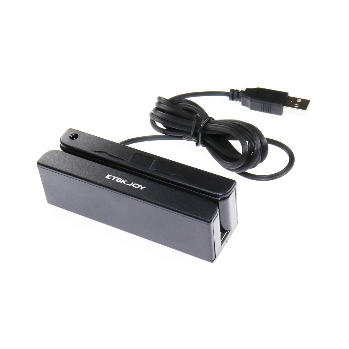 Etekjoy Usb 3 Track Magnetic Stripe Card Reader Pos Credit Card Reader Swiper Magstripe Swipe Card Reader Et Msr90