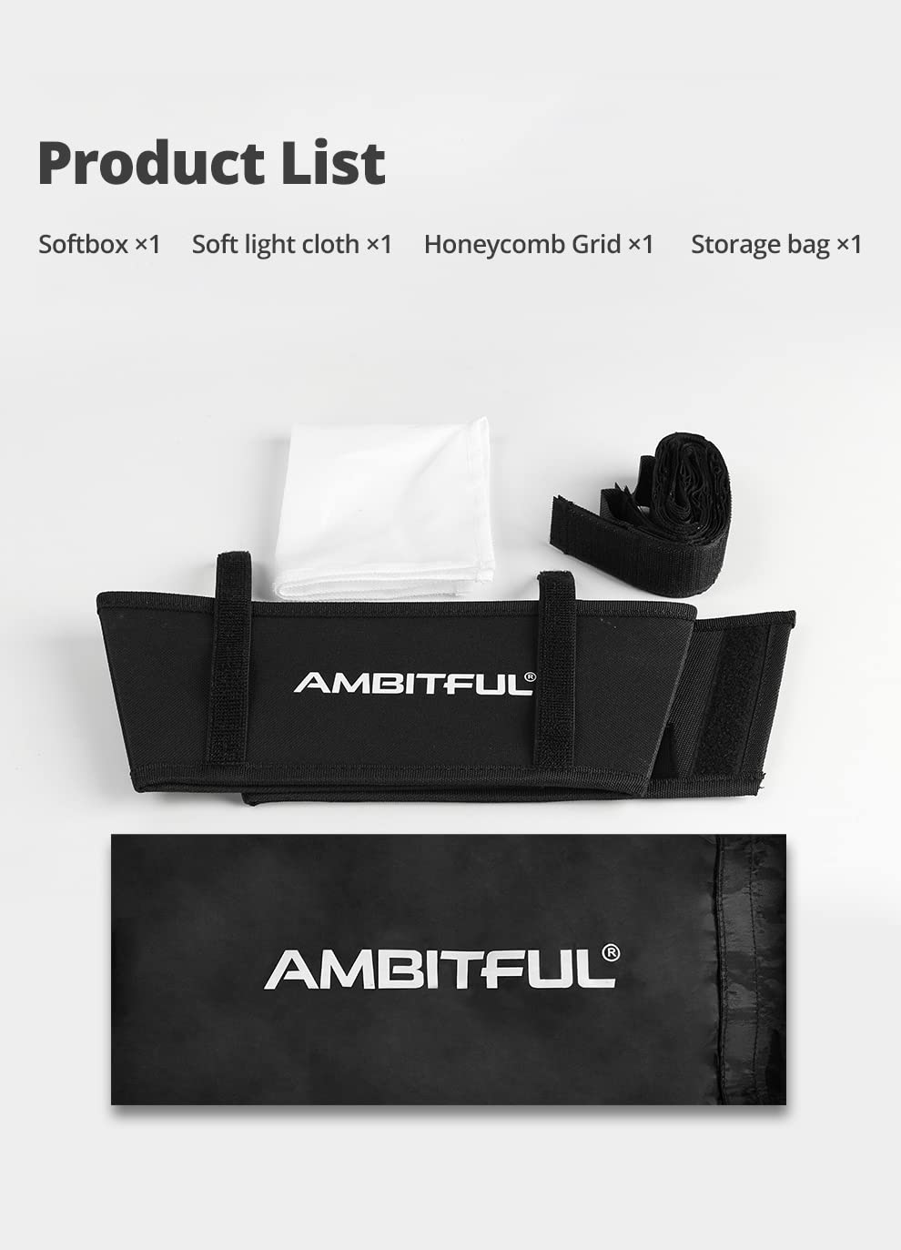 Ambitful 35.5Cm X 29.5Cm Led Video Light Diffuser Honeycomb Grid Softbox Led Panel Light Softbox + Honeycomb Grid For Led Panel