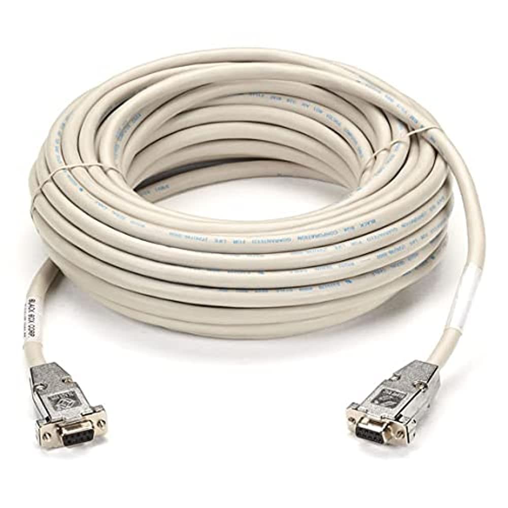 Black Box Null Modem Cable   Db 9 (F) To Db 9 (F)   10 Ft   Gray