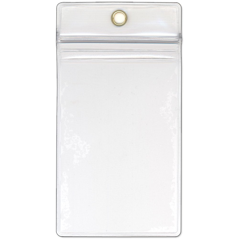 Storesmart� Usb Flash Drive/Memory Card & Business Card Holders 5 Pack   Zip Top And Hang Hole   Open Short Side (R3578Zips Flash 5)