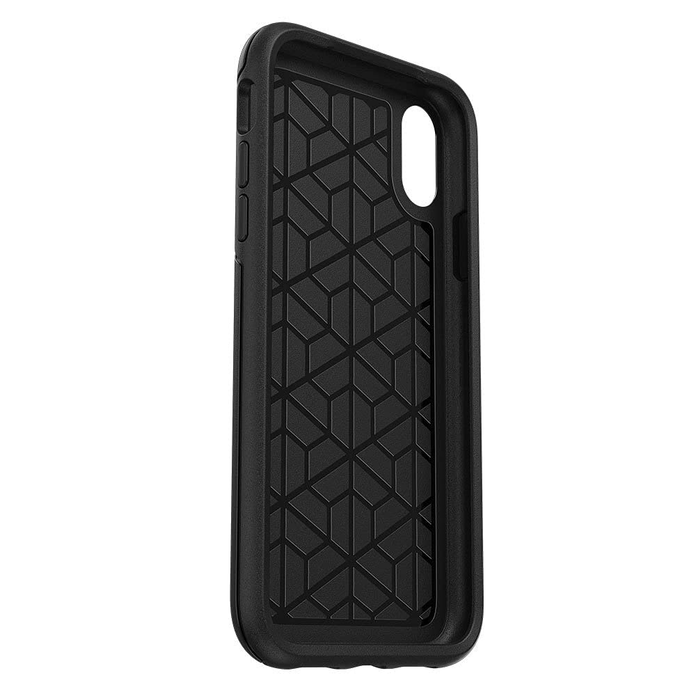 Otterbox Iphone Xr Symmetry Series Case   Black, Ultra Sleek, Wireless Charging Compatible, Raised Edges Protect Camera & Screen