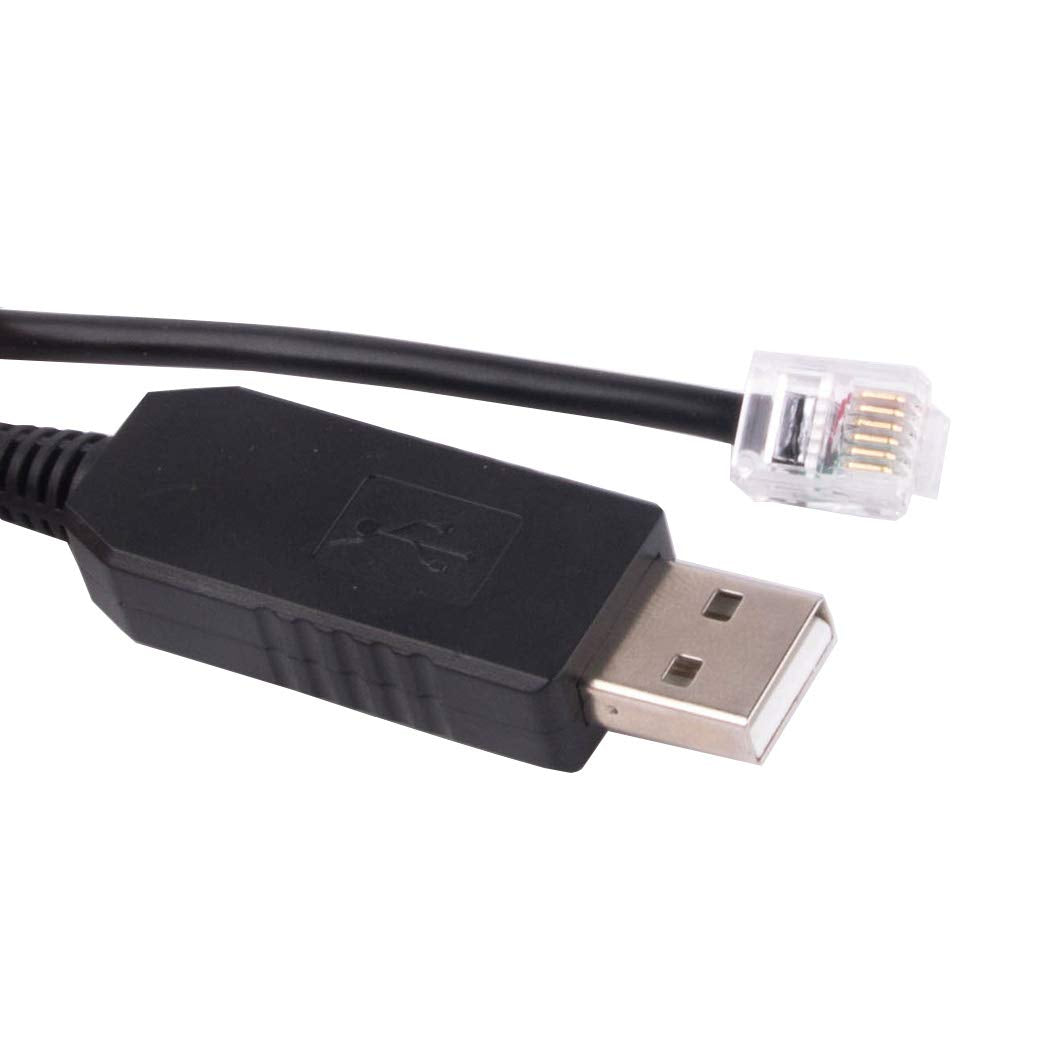 Usangreen Meade Lx200 Gps Autostar Ii Telescope Control Cable Cp2102 Chip Pc Rs232 Serial Rj12 Rj12 6P6C Upgrade Console Cable (