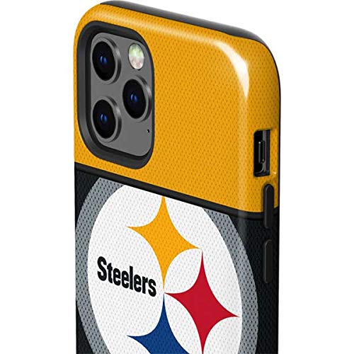 Skinit Impact Phone Case Compatible With Iphone 12 Pro   Officially Licensed Nfl Pittsburgh Steelers Zone Block Design