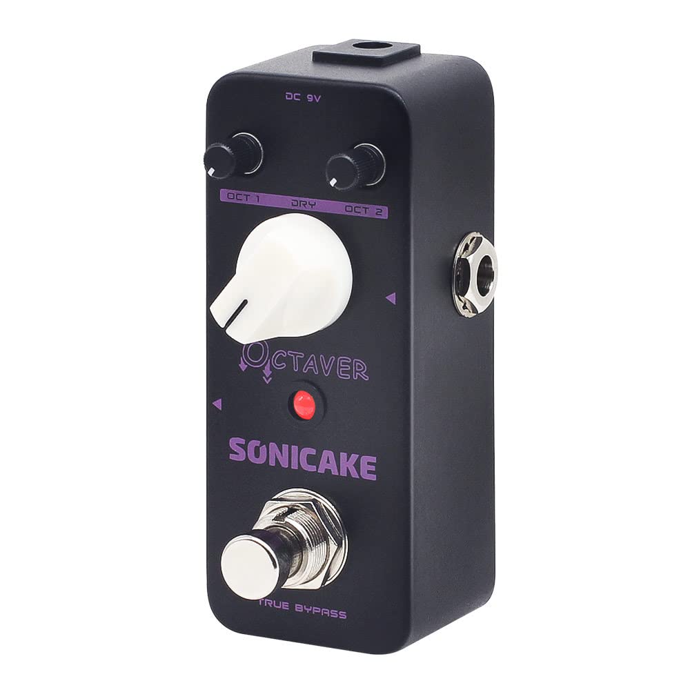 Sonicake Octave Guitar Pedal Octave Pedal Guitar Effects Pedal Analog Classic Bass Octaver True Bypass