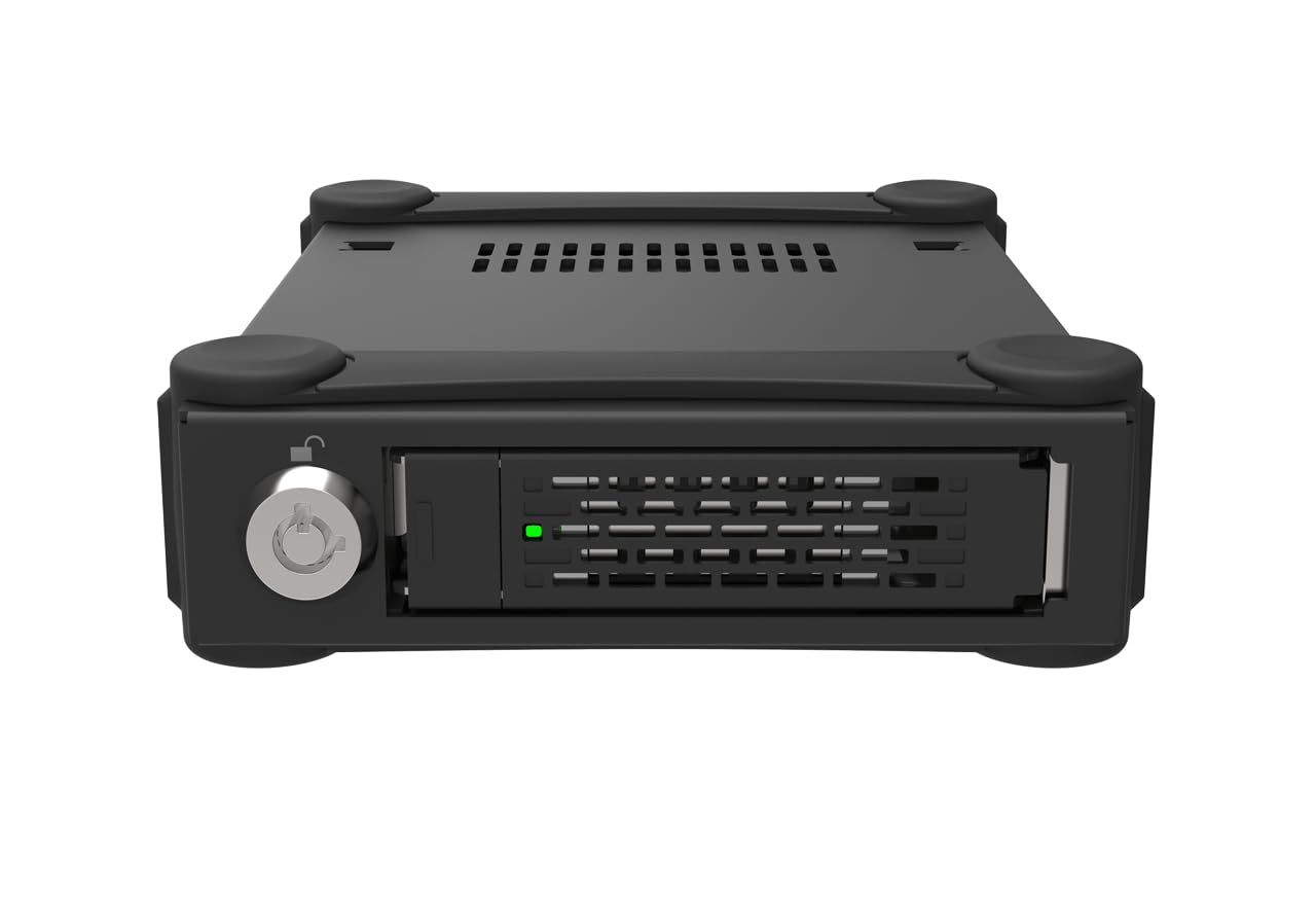 Icy Dock ToughArmor MB991U3-1SB 2.5 Black - HDD/SSD enclosures (2.0/3.0 (3.1 Gen 1), Male, HDD, SSD, Serial ATA III, USB, Black)