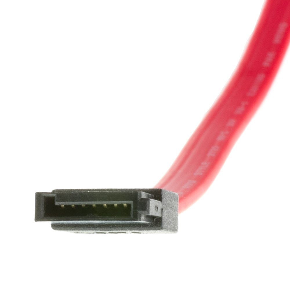 Cablewholesale 1.5 Feet Serial(Ata) Cable, Sata Internal Female Plug Connector (Female/Female), 26 Awg, Red, Sata Cable Female T