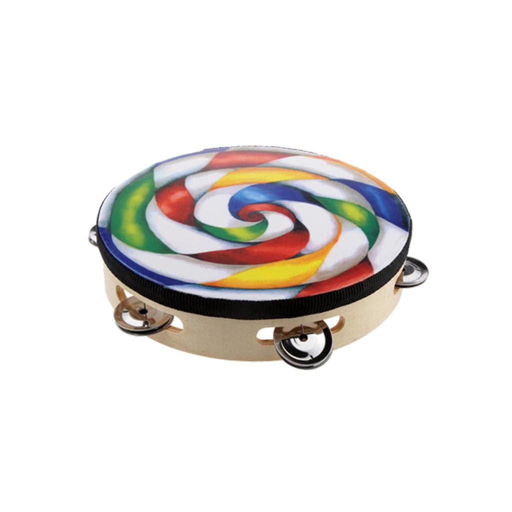 BNF 8 Handmade Lollipop Tambourine Drum Percussion Instruments Educational Toy