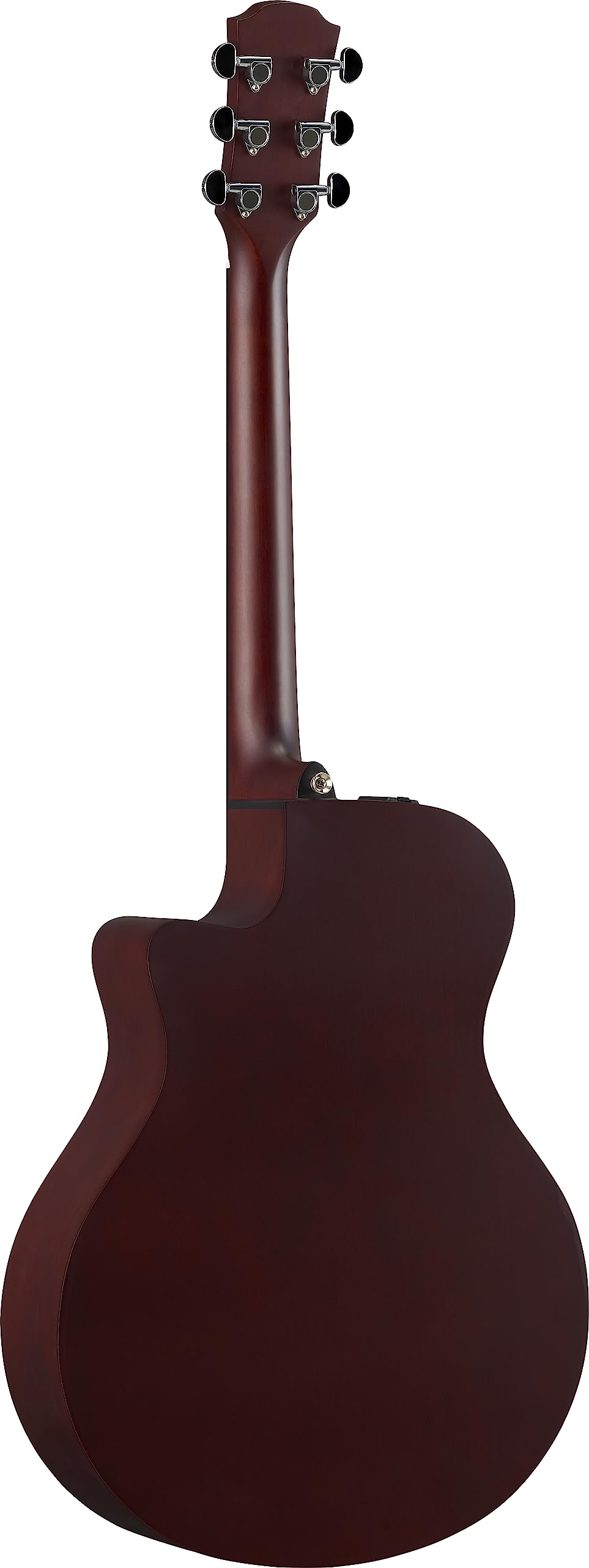 Yamaha 6 String Acoustic-Electric Guitar, Right, Smoky Black Matte (Apx600M Smb)