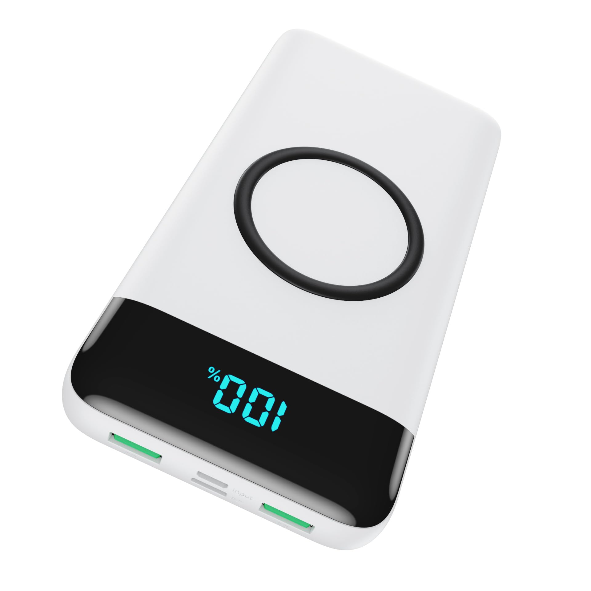 Wireless Portable Charger 30,800Mah 15W Wireless Charging 25W Pd Qc4.0 Fast Charging Smart Led Display Usb C Power Bank,4 Output