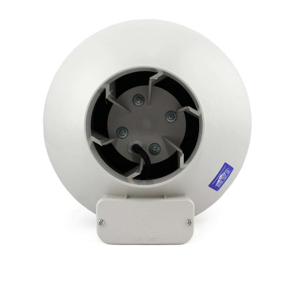 RadonAway RP140 Radon Mitigation Fan, 4" White, Durable Plastic Construction