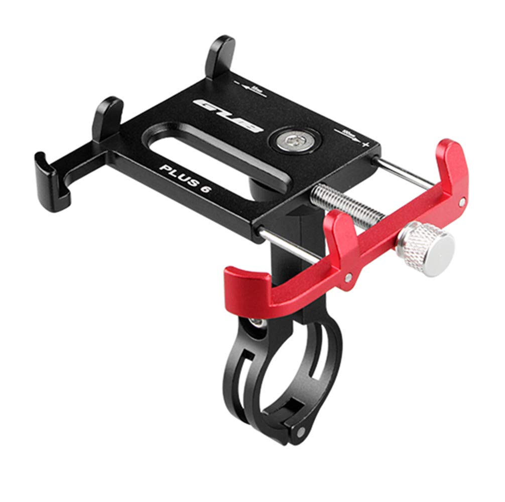 Gub Bicycle & Motorcycle Phone Mount   Aluminum Bike Phone Holder With 360Rotation Adjustable Handlebar Phone Holder Compatible