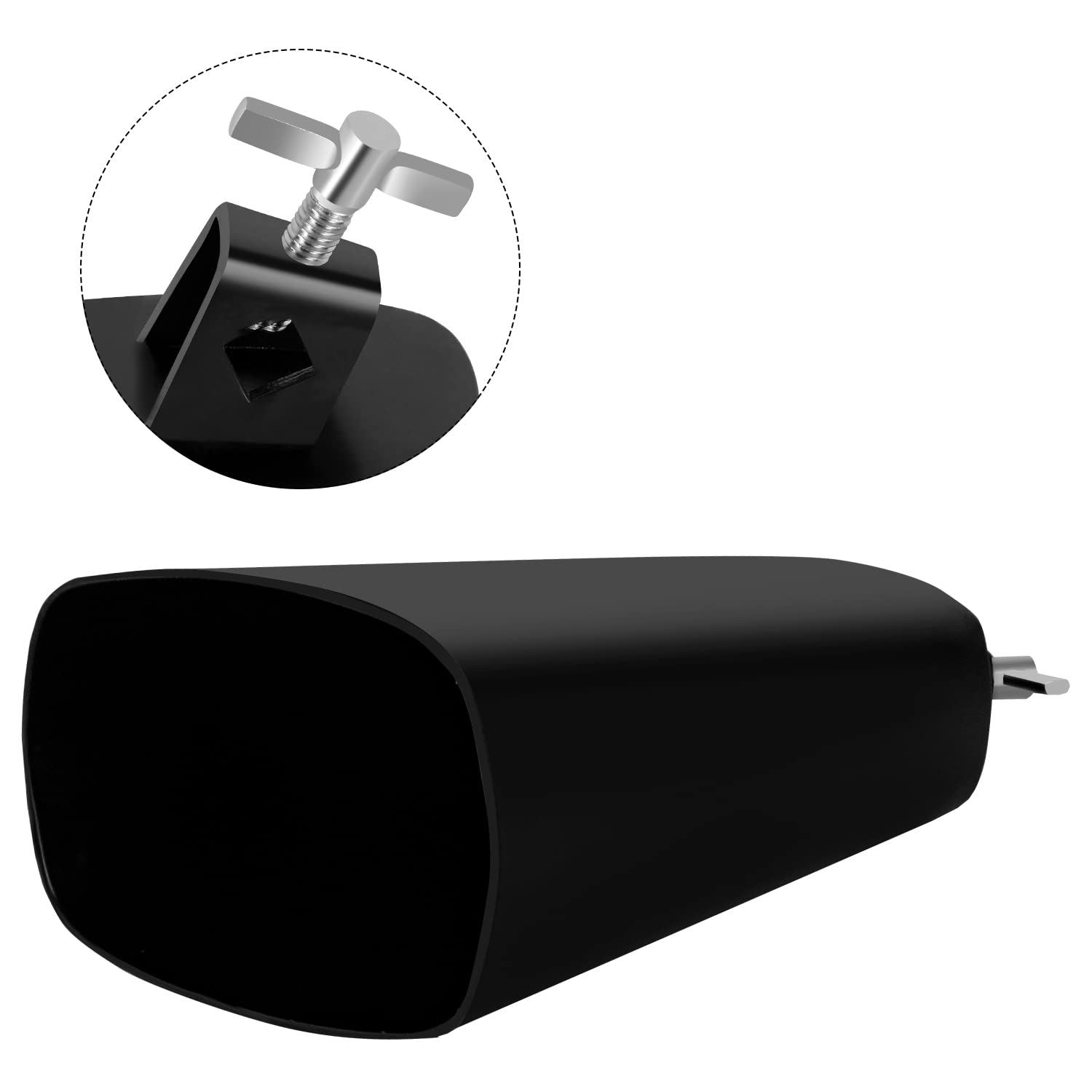 Eastrock 7 Inch Metal Steel Cow Bells Noise Makers Hand Percussion Cowbell With Stick For Drum Set