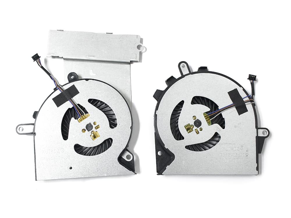 CyanWind New CPU + GPU Cooling Fan Set for HP OMEN Gaming 17-an012dx 15-ce 15t-ce 15-ce011dx 15-ce015dx 15-ce018dx 15-ce019dx 15
