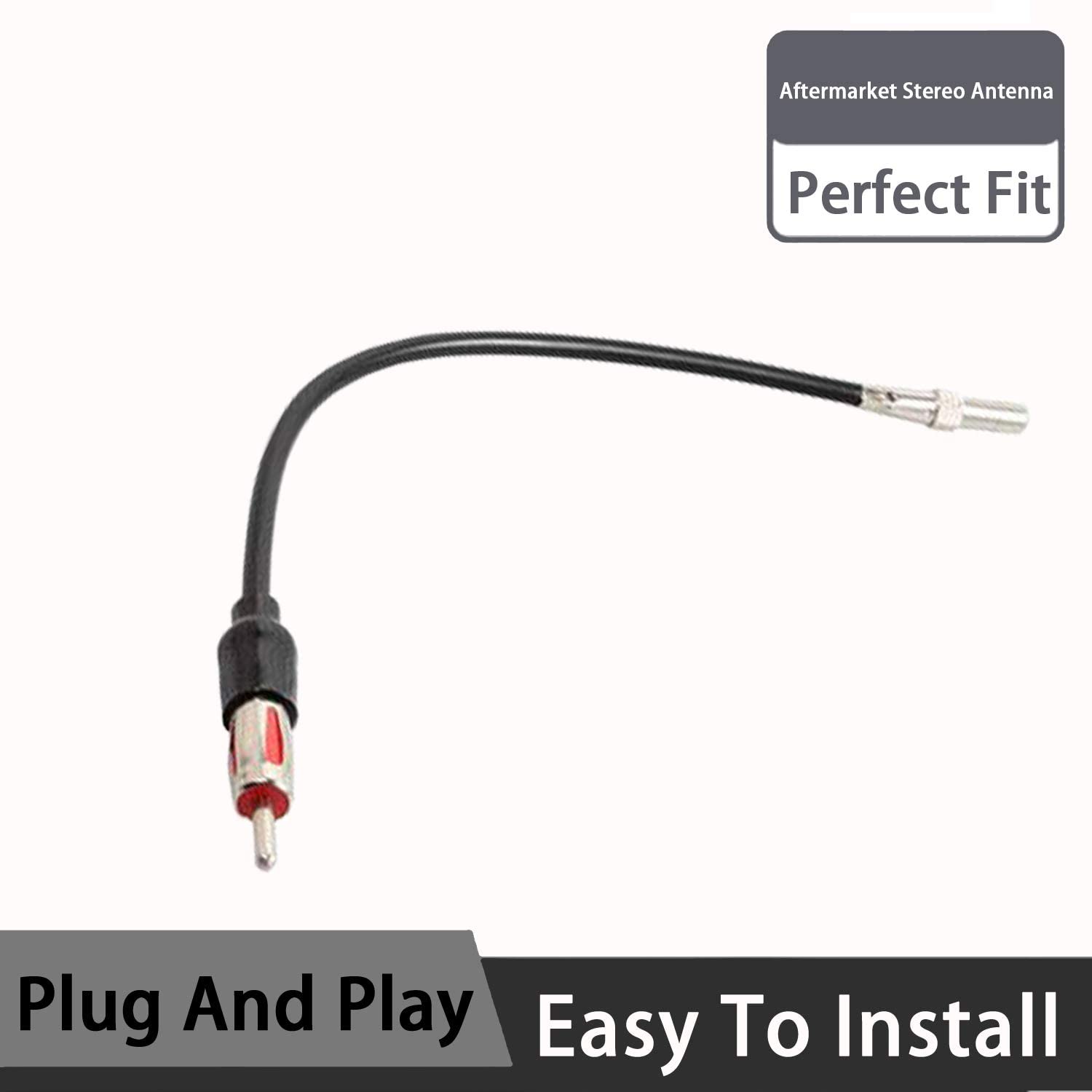 Anina Car Radio Antenna Adapter For 2002 2008 Jeep Dodge Ram Chrysler To Aftermarket Stereo Radio Antenna Connector Cable