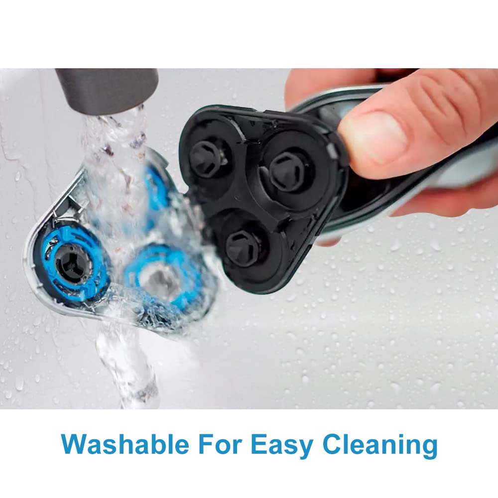 Sh50 Replacement Heads For Series 5000 Electric Shaver, Replacement Blades Head Fit For Series 5000 (S5Xxx), Aquatouch (S5Xxx),