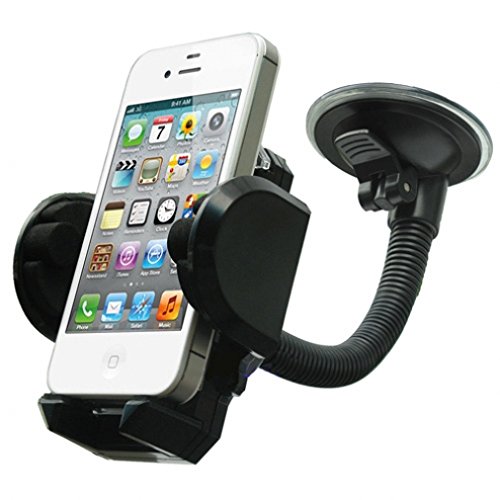 Universal Car Windshield Holder Window Suction Cup Mount For Iphone 6 6S, Plus, 5S 5C 5 4S   Samsung Galaxy S6, S6 Edge, S5, S4,