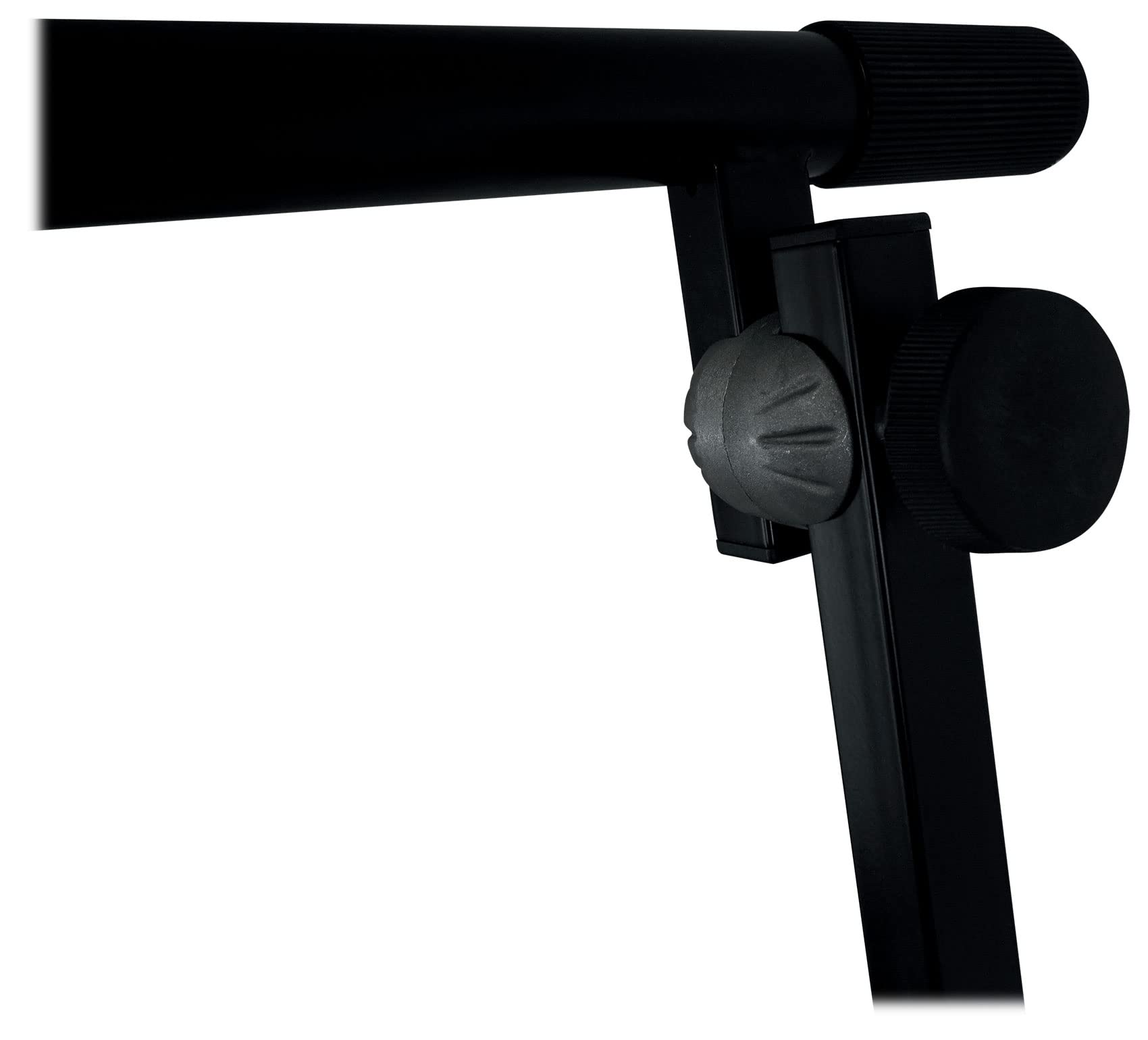 Rockville Z55 Z-Style 2-Tier Piano Keyboard Stand W/ Bag & Headphone Hook - Portable & Sturdy, Height & Width Adjustable, Fits 5