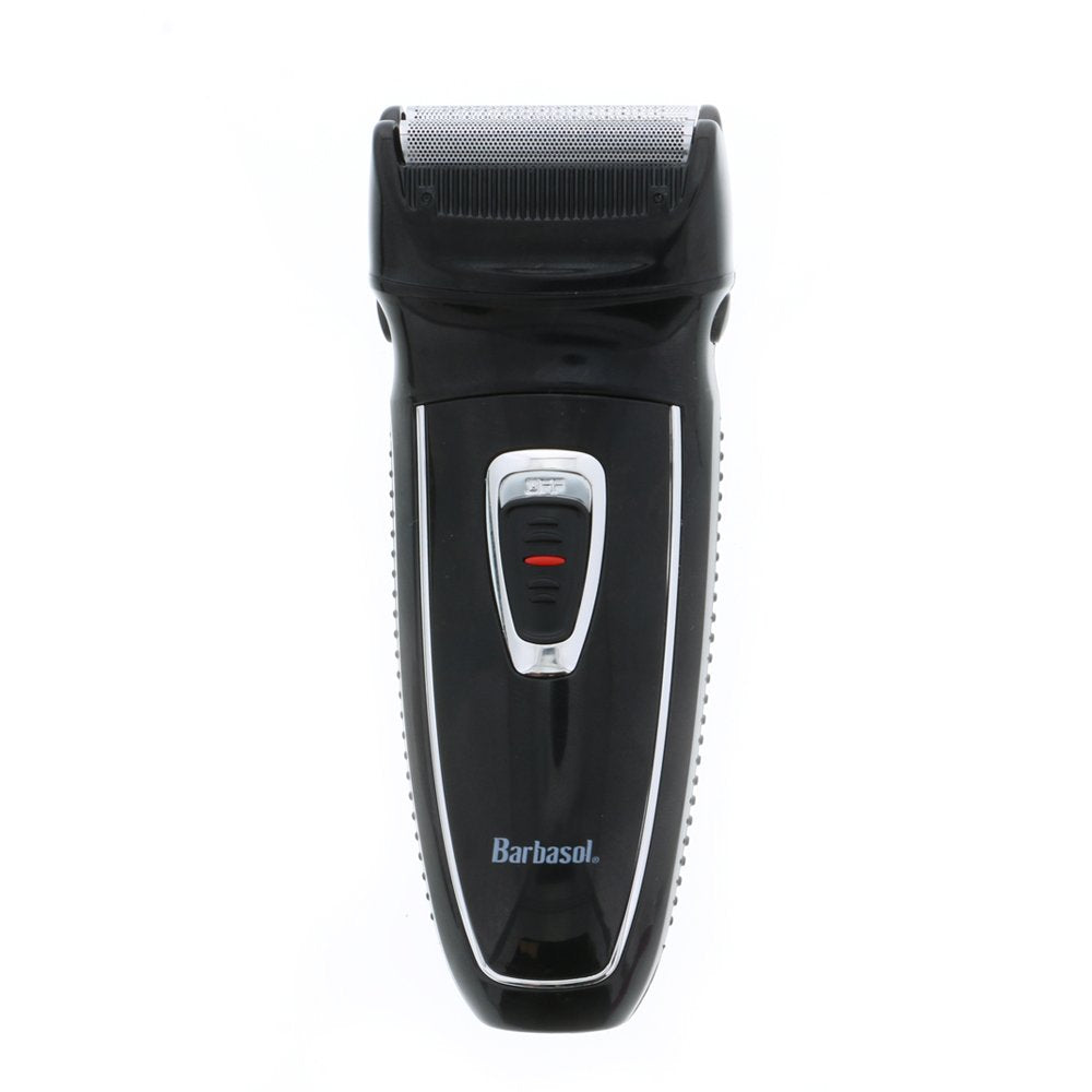 Barbasol Rechargeable Electric Foil Shaver With Stainless Steel Blades And Pop Up Trimmer