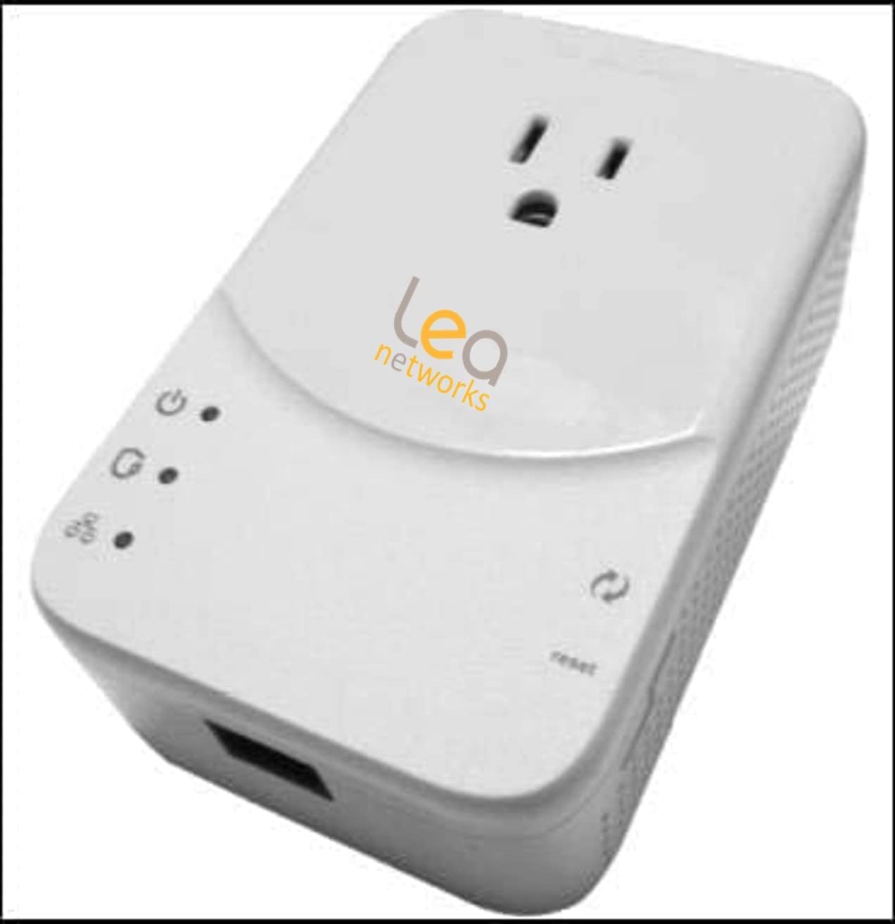 Lea Networks Netsocket1800 Powerline Adapter, Hpav2 Mimo, Single Unit, Filtered Outlet (1 Pack)