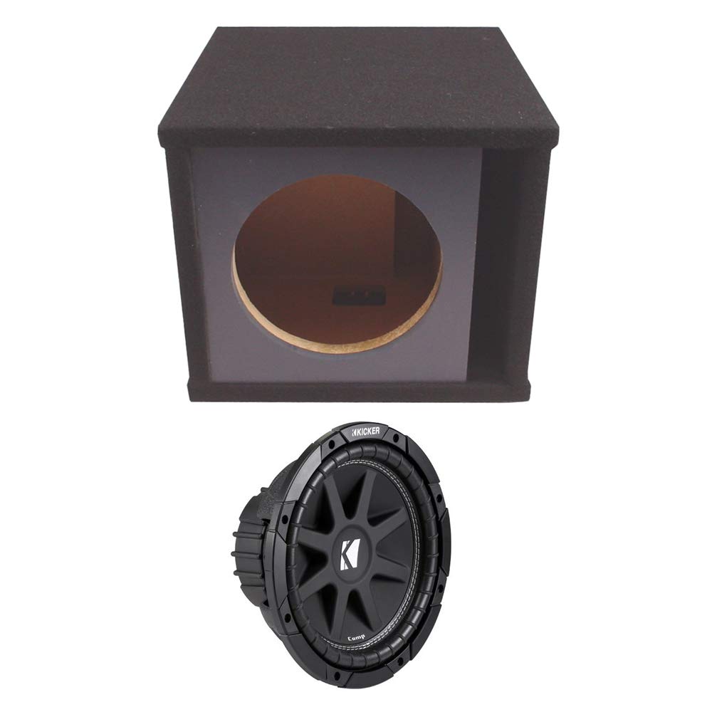 Kicker 10C15 4 Bundle With Premium Painted Face Single 15'' Loaded C15 Vented Subwoofer Box