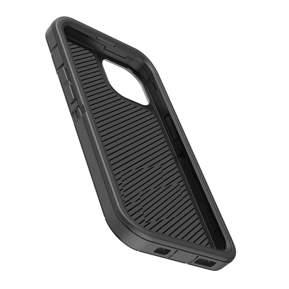 Iphone 15, Iphone 14, And Iphone 13 Defender Case - Black, Rugged & Durable, Includes Holster Clip Kickstand