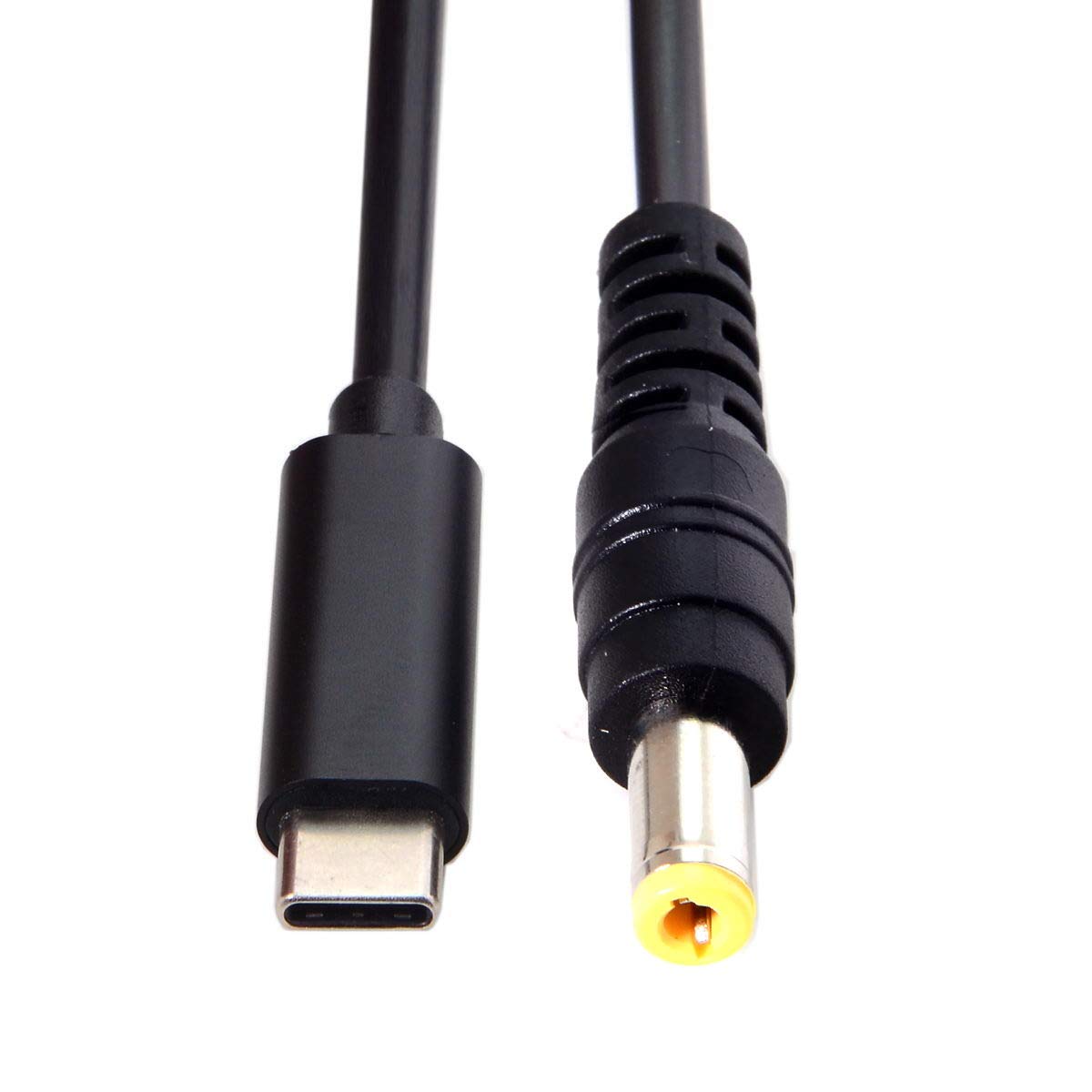 Cablecc Type C Usb-C Input To Rectangle 5.5X2.5Mm Power Pd Charge Cable For Laptop Notebook (5.5X2.5Mm)