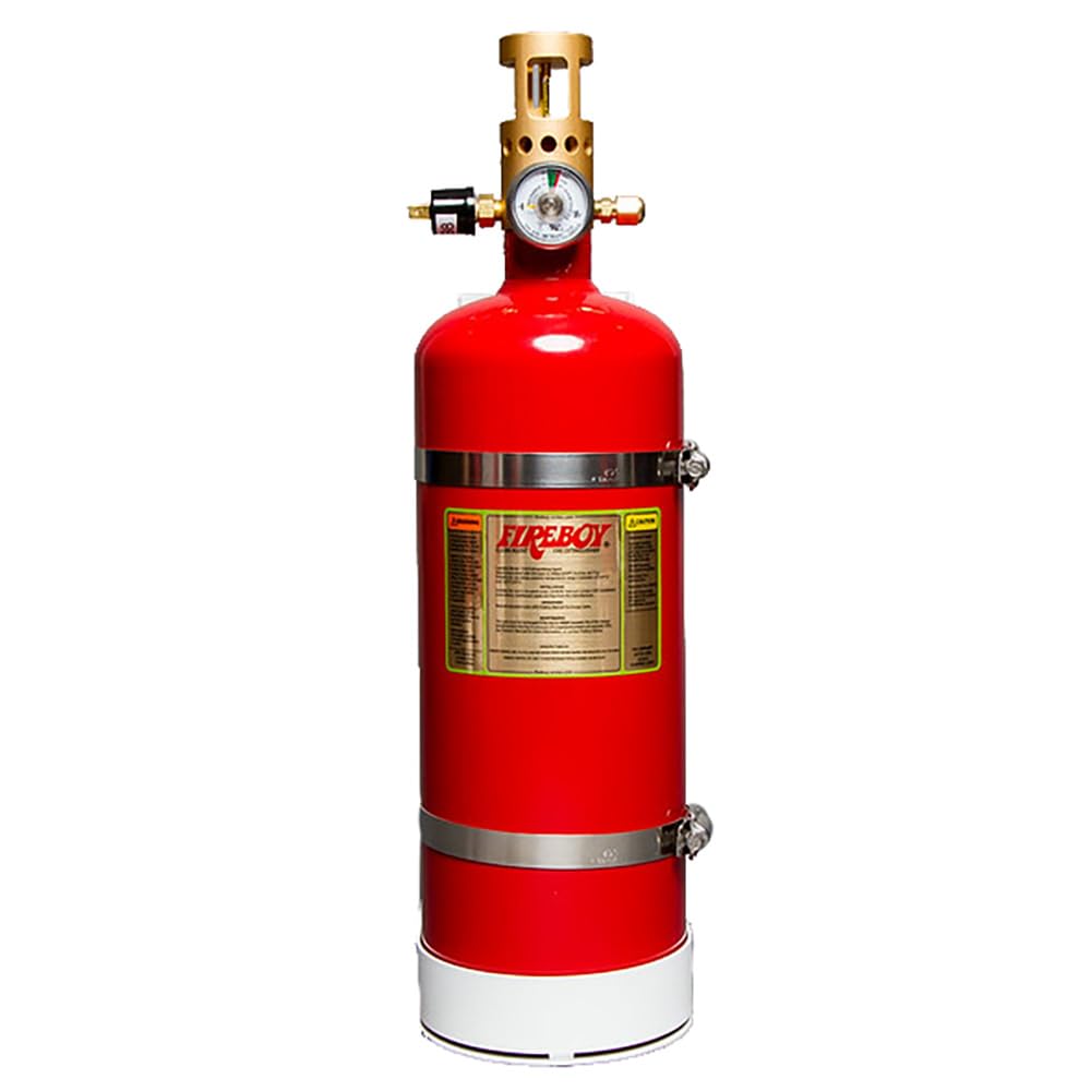 Fireboy-Xintex Automatic Vertical Fire Extinguisher W/Heavy Duty Bracket - 225 Cubic Feet Volume Protected,WBHOMB0D7RNW7DC
