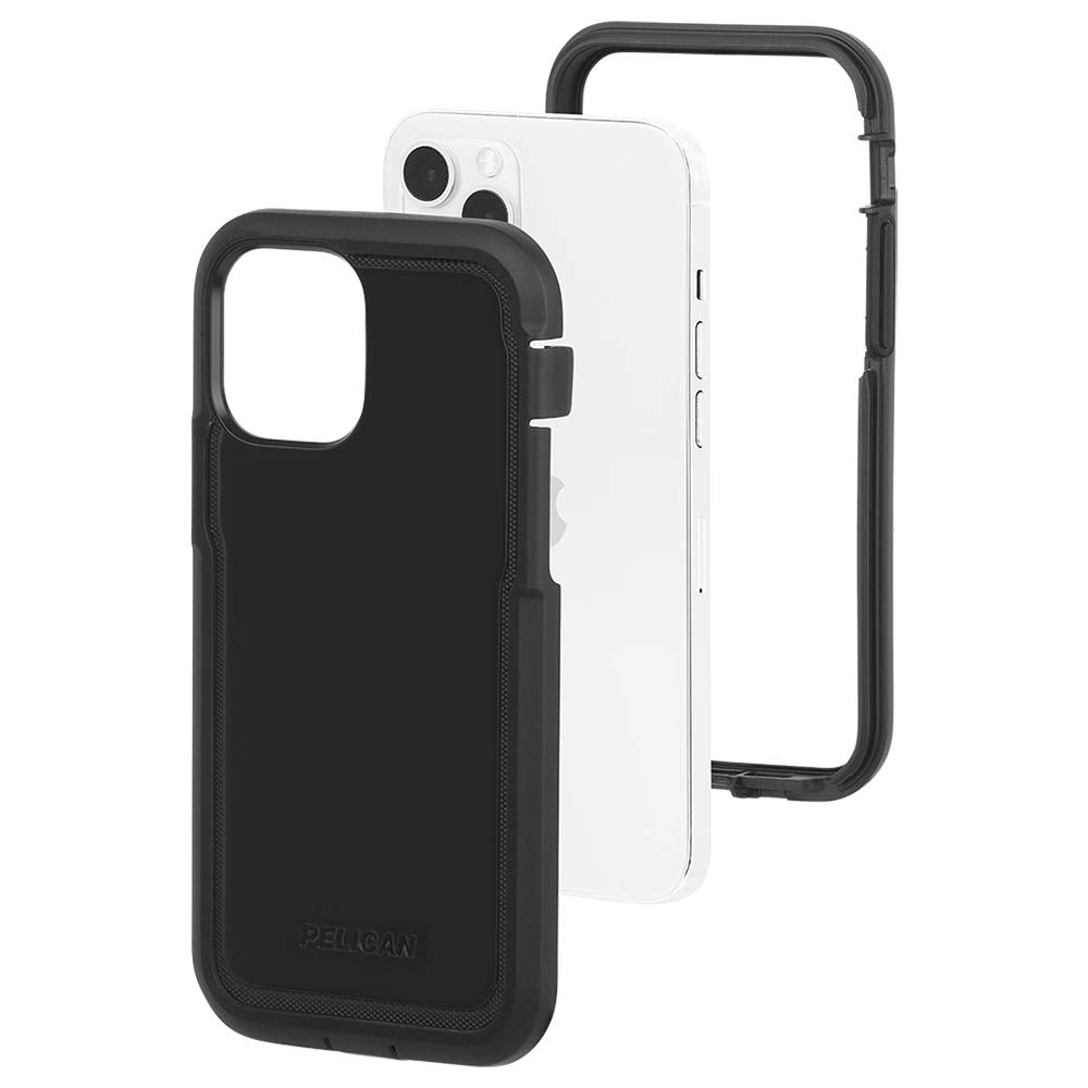 Pelican   Marine Active Series   Case For Iphone 12 Pro Max (5G)   18 Ft Drop Protection   Lanyard Strap   6.7 Inch   Black