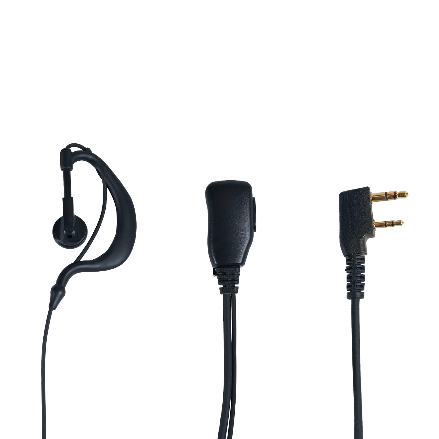 Bvmag Uv 82 Earpiece For Baofeng,Walkie Talkie Earpiece With Mic Ptt For Bf 888S Uv 5R Bf F8Hp Bf F9 Kenwood Tk 2107 Tk 3107 H77