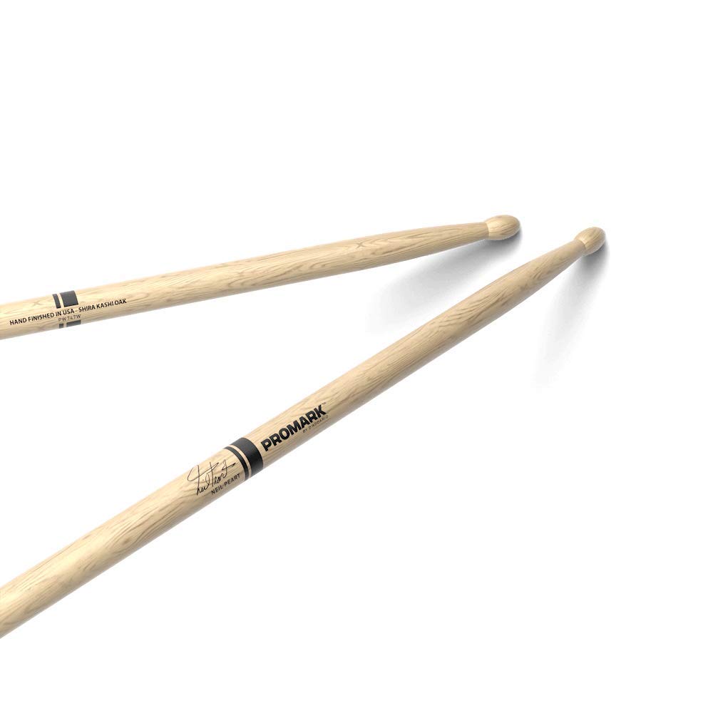 Promark Neil Peart 747 Shira Kashi Oak Drumsticks, Wood Tip, Buy 3 Pairs Get 1 Free