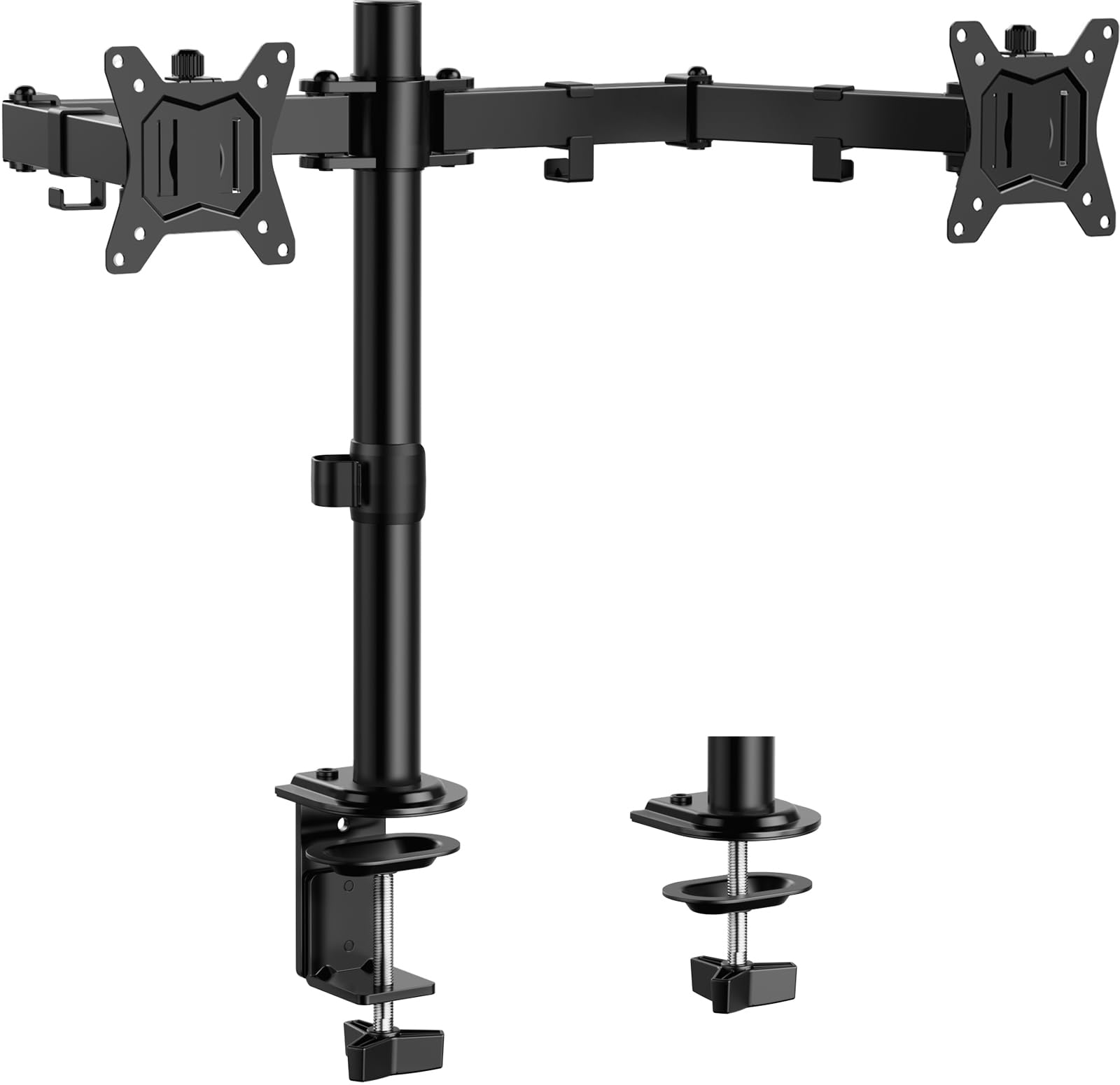 Ergear Dual Monitor Desk Mount, Fully Adjustable Dual Monitor Arm For 2 Computer Screens Up To 32 Inch, Heavy Duty Dual Monitor
