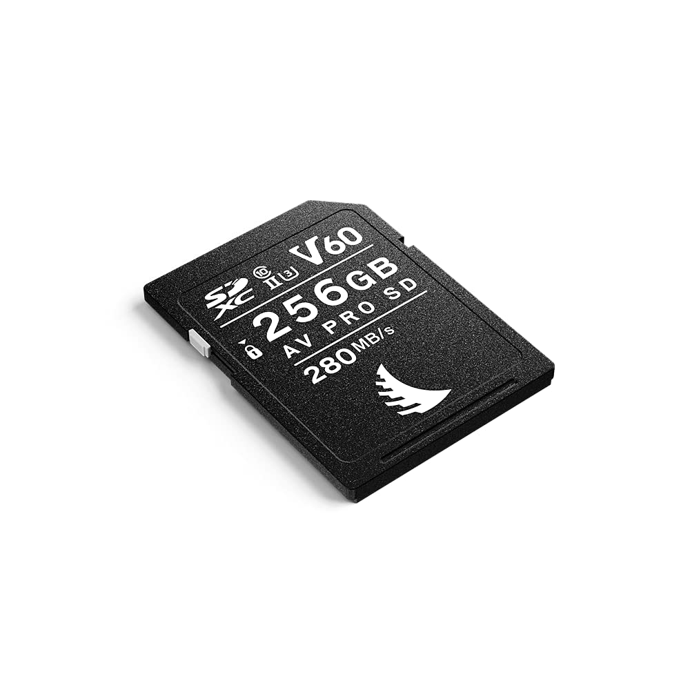 Angelbird   Av Pro Sd V60 Mk2 256 Gb   Sdxc Uhs Ii Memory Card   Widely Compatible   Up To 6K   For High Res Photography, Continuous Mode Shooting And Light Video Production
