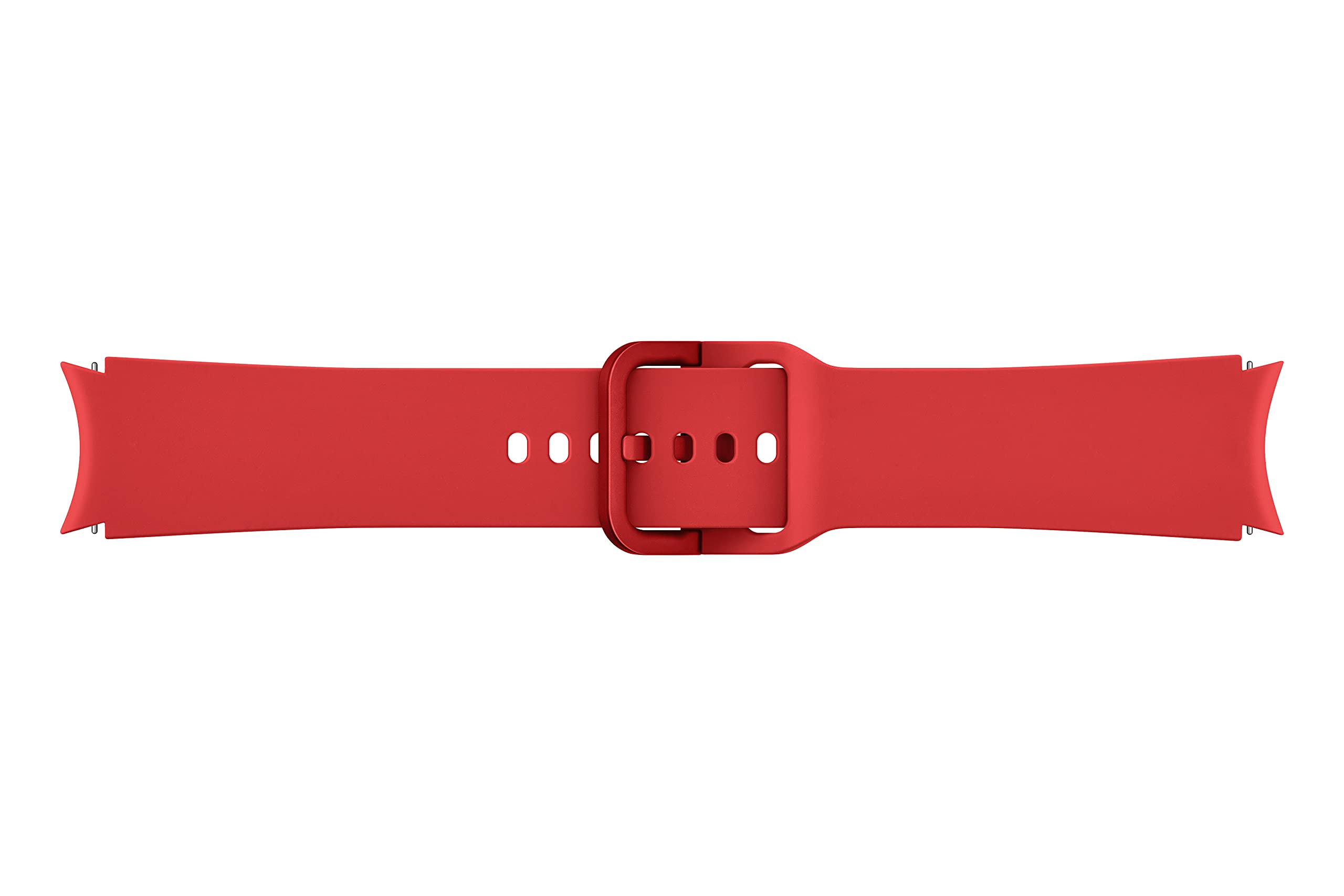 Samsung Silicone Watch Band Strap Medium / Large, For Galaxy Watch 4 And Galaxy Watch 4 Classic, Us Version, Red