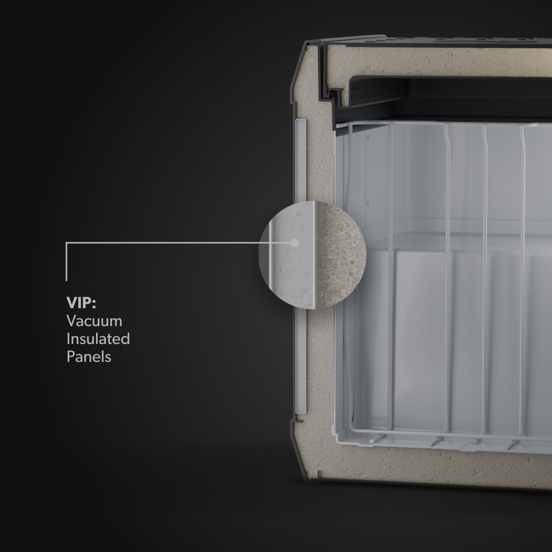 Dometic Cfx5 75 Liter Dual Zone Portable Refrigerator And Freezer, Powered By Ac/Dc