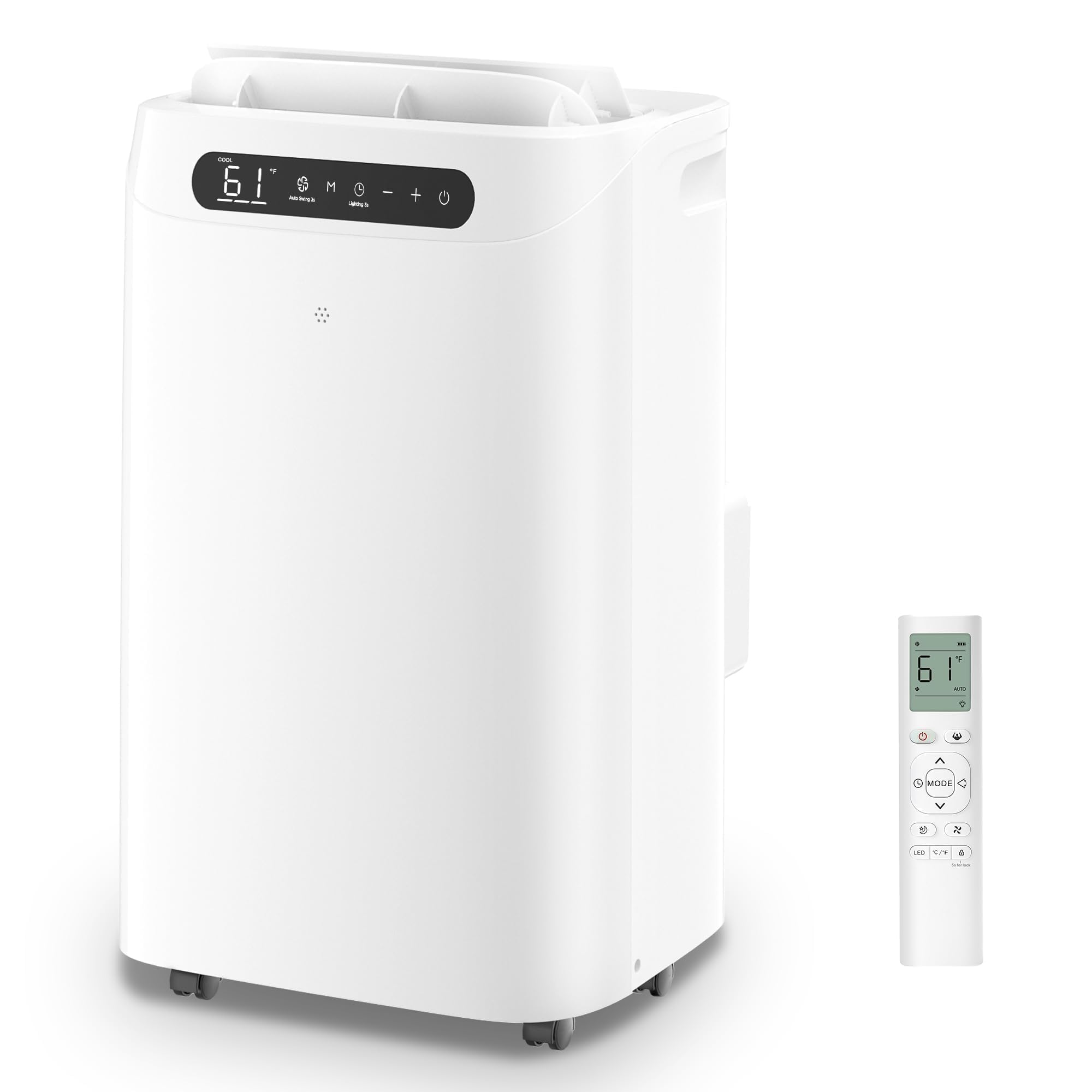 14000 BTU Portable Air Conditioners,Cools Up to 700 Sq.Ft,Portable AC Unit with Remote Control,Cooling,Fan,Dehumidification,Slee