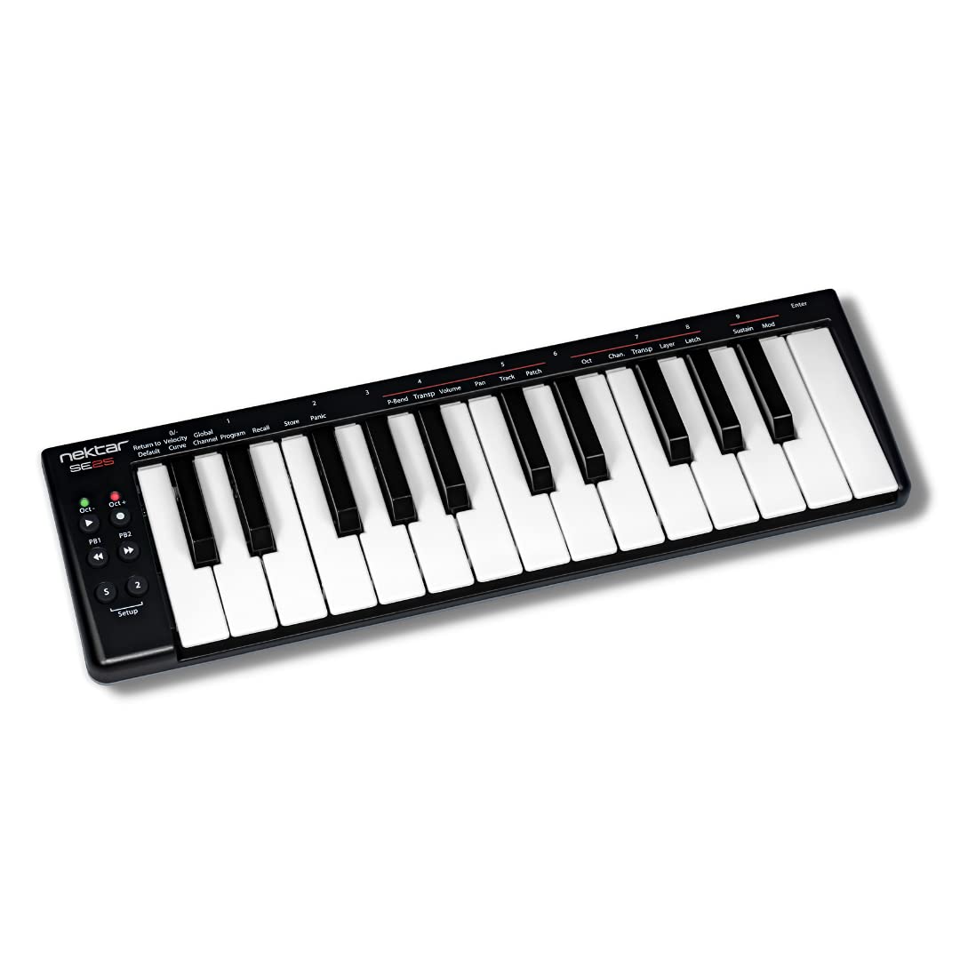 Nektar SE25  USB MIDI controller Keyboard with Nektar DAW Integration Black