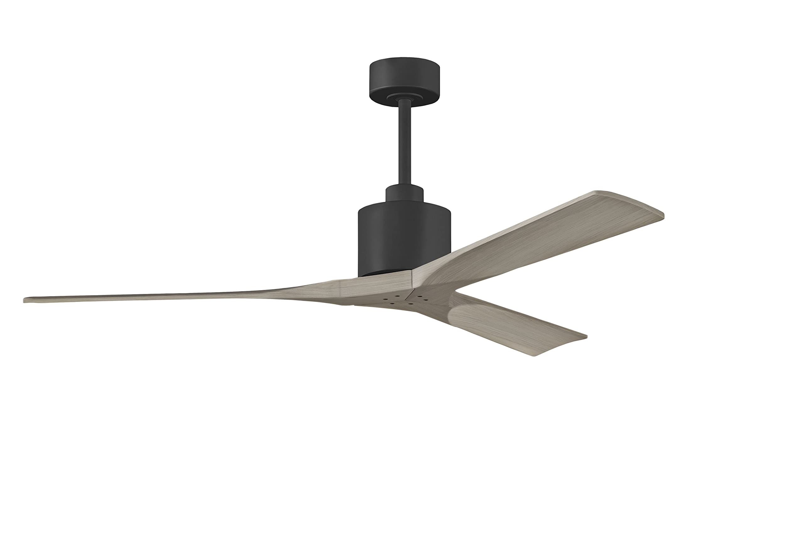 Matthews NK-BK-GA-60 Nan 60 Outdoor Ceiling Fan & Wall Control, Matte Black