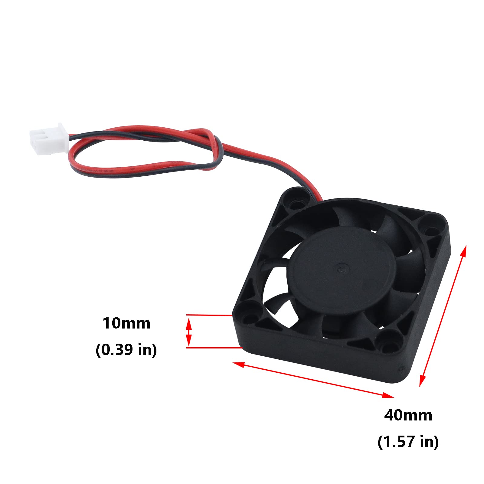 Antrader 12V Brushless Dc Cooling Fan For Diy 3D Printer Extruder Humidifier Pack Of 6