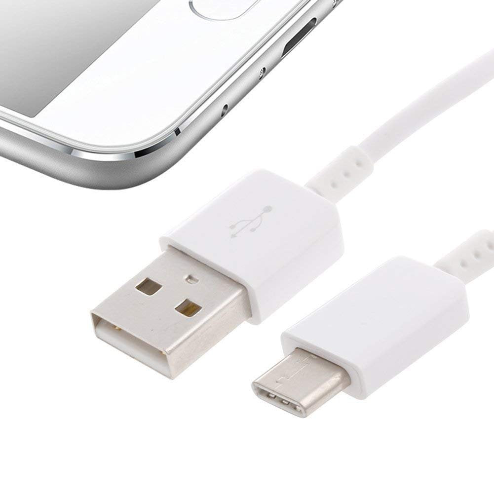 Authentic Samsung Galaxy S8 Usb To Type C Charging And Transfer Cable. (White / 3.3Ft)